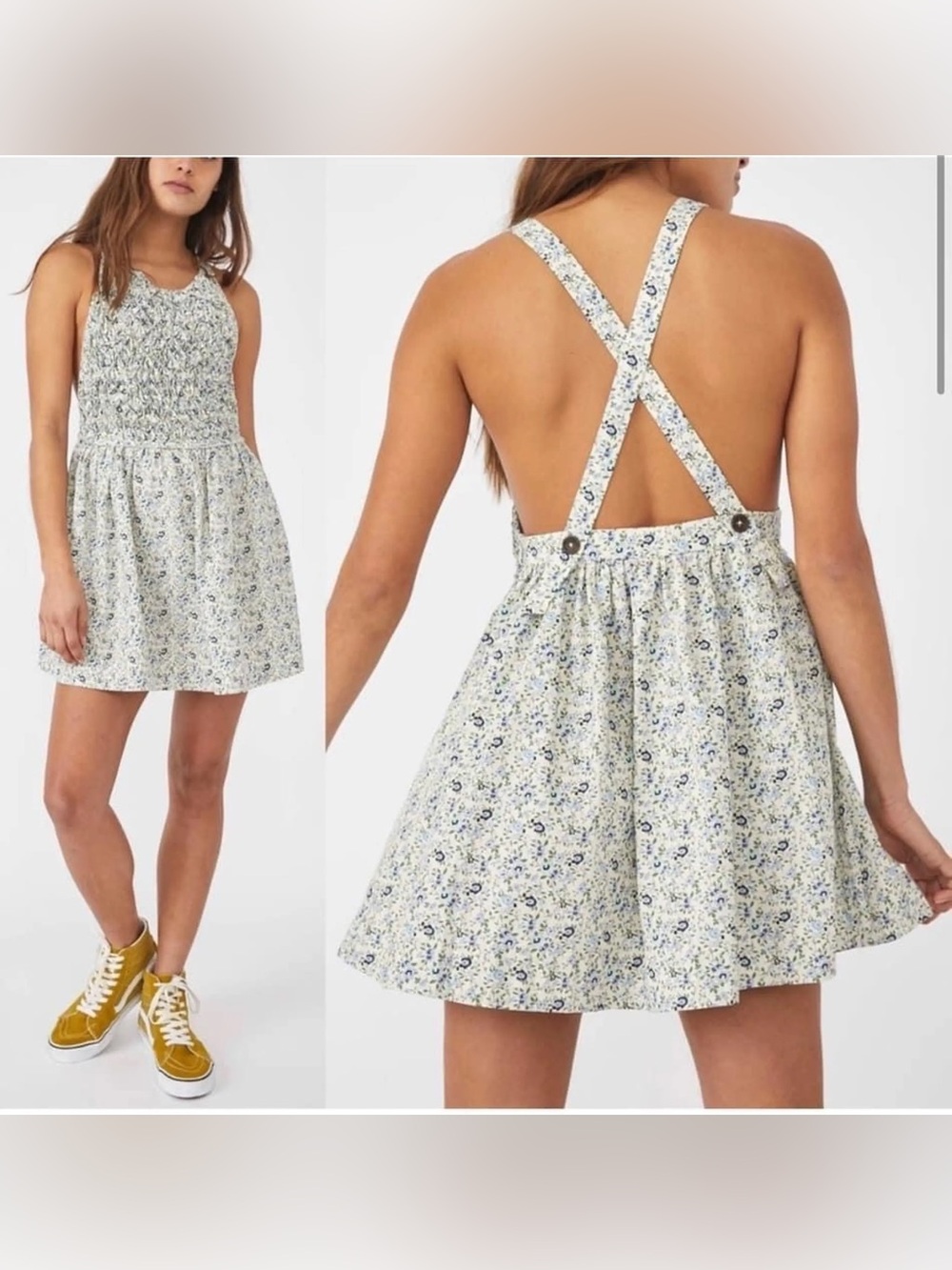 Free People NWT Petunia Floral Mini Dress